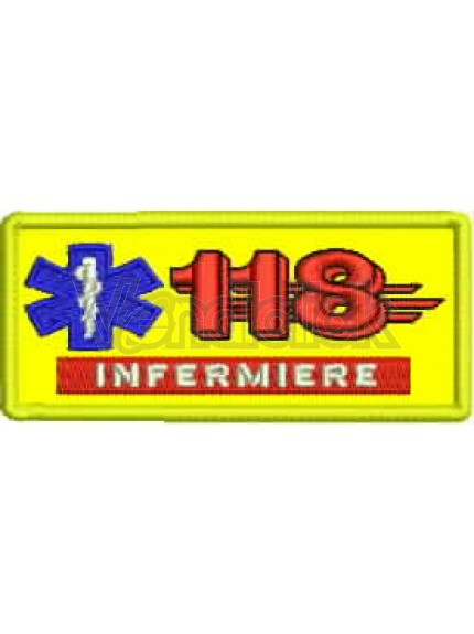 Ricamo Patch Logo 118 Sanitario