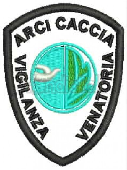 Ricamo Patch Logo Arcicaccia Vigilanza Venatoria