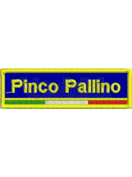 Patch Ricamo Nominativo Protezione Civile Italia Color