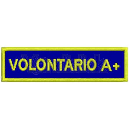 Patch Ricamo Nominativo Protezione Civile 2