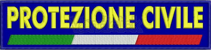 Patch Ricamo Spallone Protezione Civile