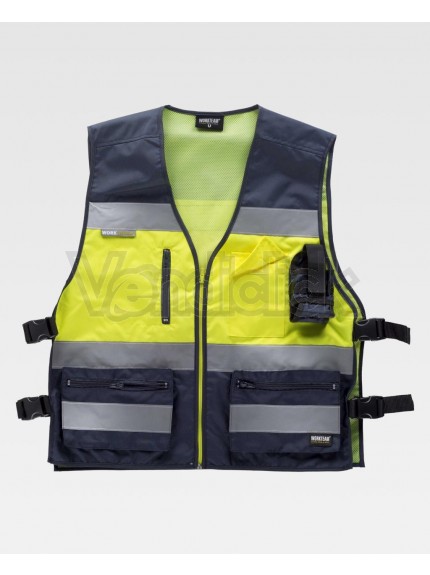 Gilet Bicolore Alta Visibilità giallo