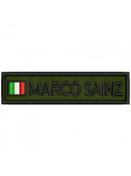 Patch Ricamo Nominativo militare it