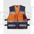 Gilet Bicolore Alta Visibilità arancio