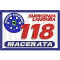 Ricamo Patch Logo 118 Marche Soccorso