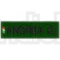 Patch Ricamo Nominativo militare it_1