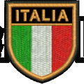 Patch Ricamo scudetto Italia RDN