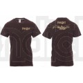 T-Shirt Sunset Pizzart marrone